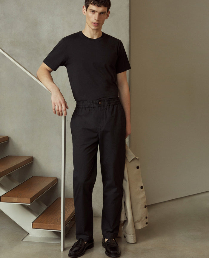 Black - Men's All Rounder Cotton Trousers