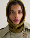 Olive - Women's Cashmere Merino Knitted Hood