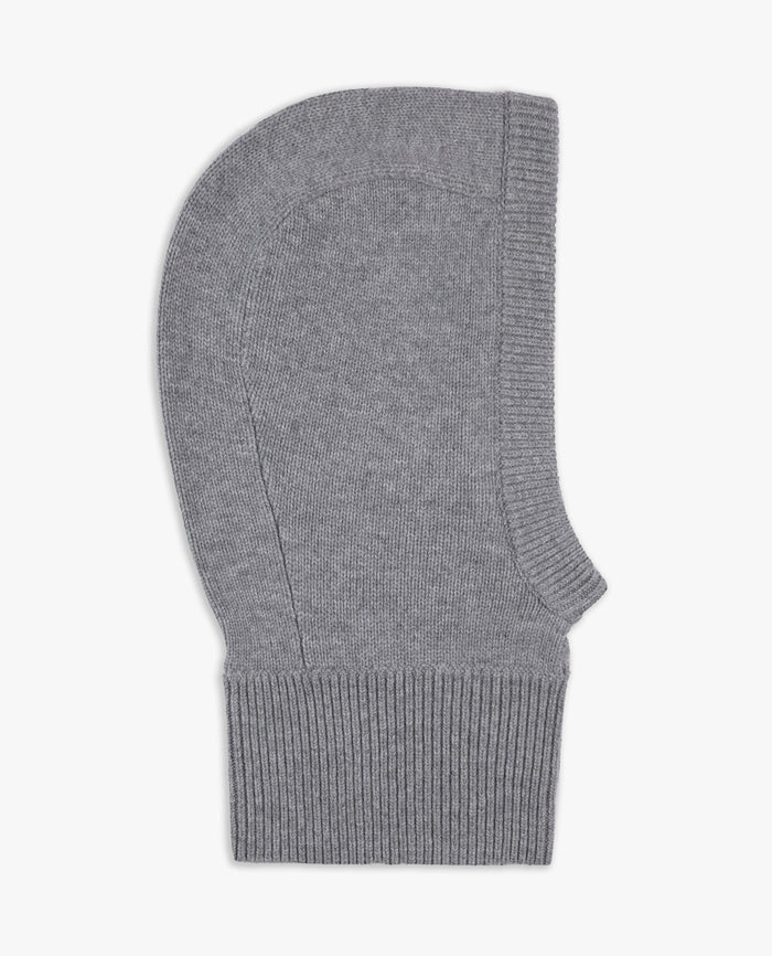 Medium Grey - Men's Cashmere Merino Knitted Hood