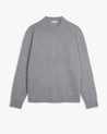 Medium Grey - Men's Finest Cashmere Mid-Weight Crew Neck Jumper