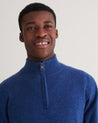 Ocean - Men's Finest Cashmere 1/4 Zip Jumper