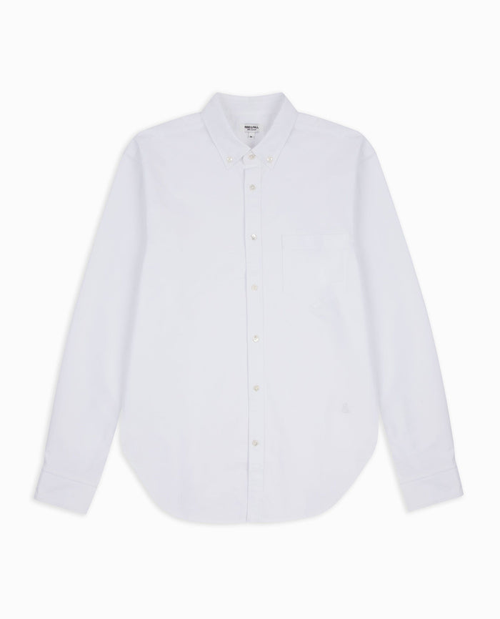 White - Men's Cotton Oxford Shirt