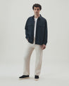 Navy - Men's Heavy-Weight Cotton Overshirt