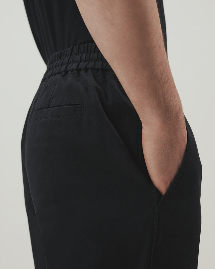 Black - Men's All Rounder Cotton Trousers