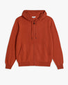 Rust - Men's Finest Cashmere Full Zip Hoodie