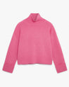 Pink - Women's Cashmere Merino High Neck Jumper