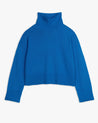 Rising Blue - Women's Cashmere Merino High Neck Jumper