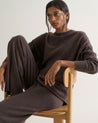 Chocolate - Women's Finest Cashmere Sweatshirt