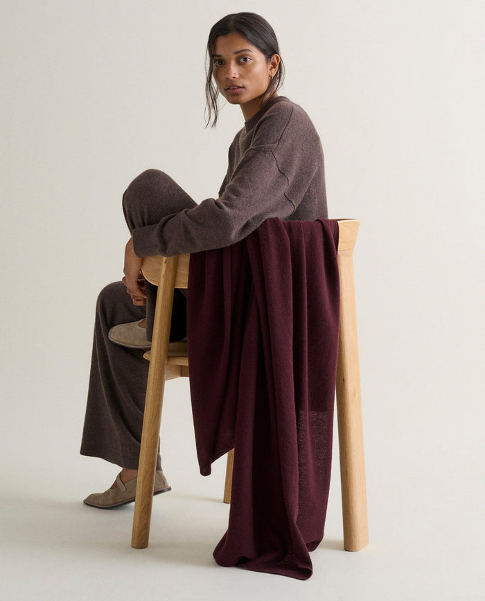 Chocolate - Women's Finest Cashmere Sweatshirt