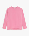 Pink - Women's Drop Shoulder Easy-Silk Top