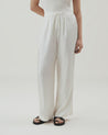Buttermilk - Women's Easy-Silk Wide-Leg Trouser
