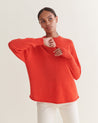 Citrus Red - Women's Finest Cashmere Sweatshirt