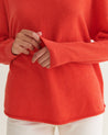 Citrus Red - Women's Finest Cashmere Sweatshirt