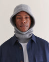Medium Grey - Men's Cashmere Merino Knitted Hood