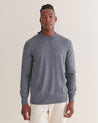 Medium Grey - Men's Merino Mid-Weight Crew Neck Jumper