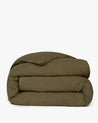 Olive - Relaxed & Refined Linen Duvet Cover