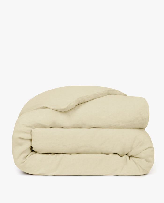 Celery - Relaxed & Refined Linen Duvet Cover