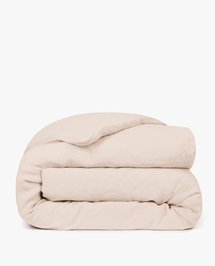 Bruised Peach - Relaxed & Refined Linen Duvet Cover