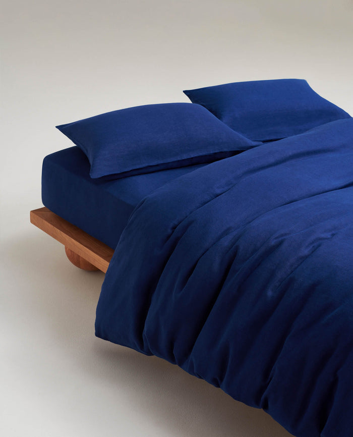 Indigo - Relaxed & Refined Linen Duvet Cover