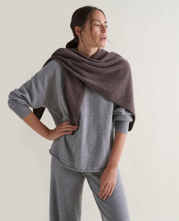 Medium Grey - Women's Finest Cashmere Sweatshirt