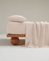 Bruised Peach - House of Grey European Flax™ Linen Flat Sheet