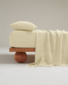 Celery - House of Grey European Flax™ Linen Flat Sheet