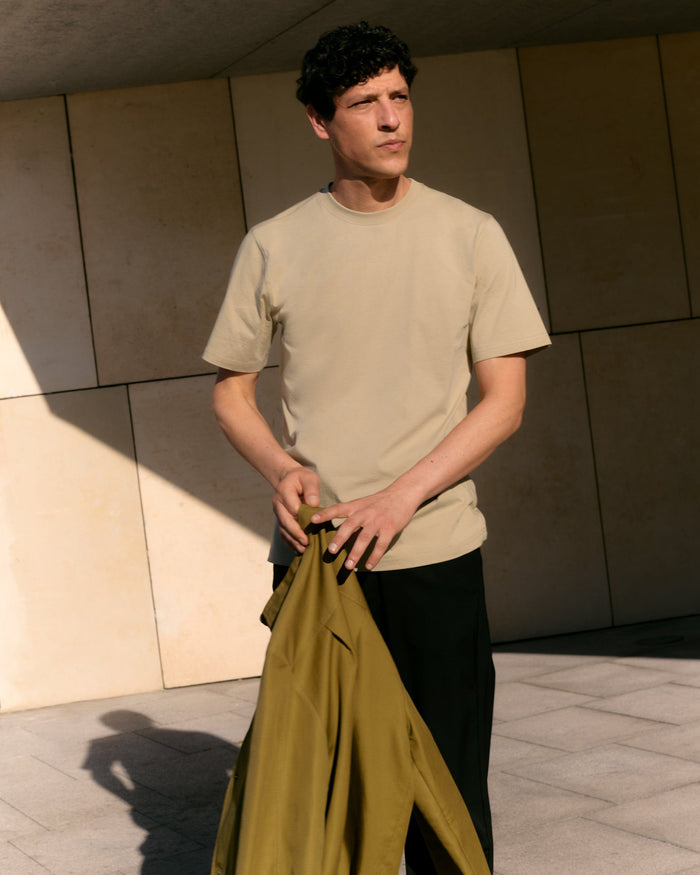 Smoky Olive - Men's Classic Cotton T-shirt