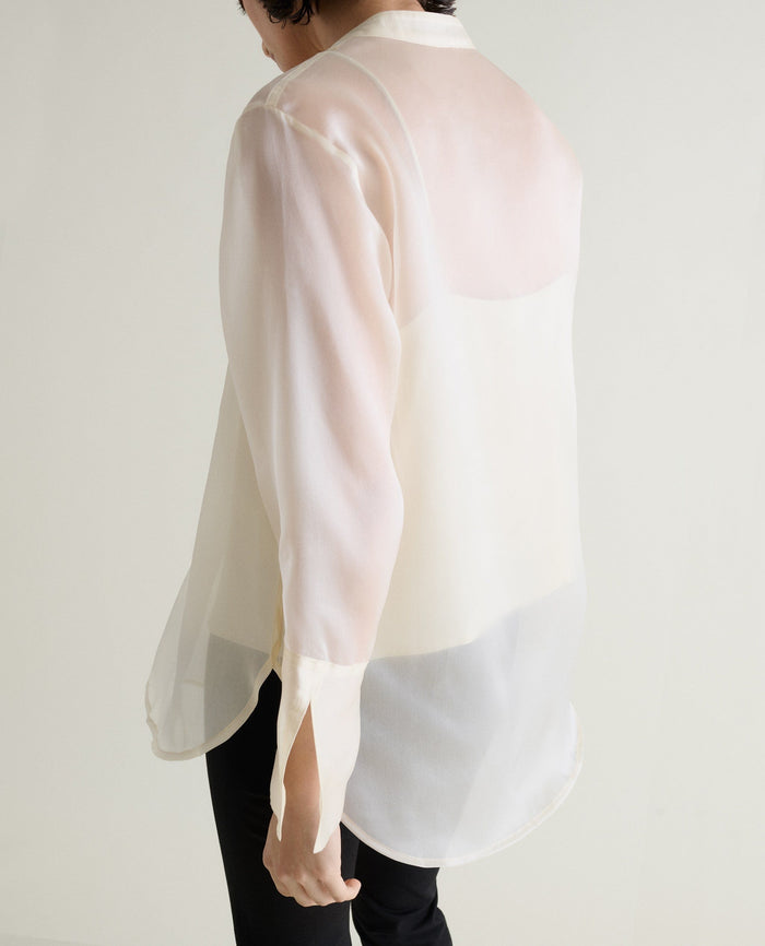 Shell - Women's Silk Organza Tunic Blouse