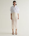 Shell - Women's Silk Organza Panelled Skirt