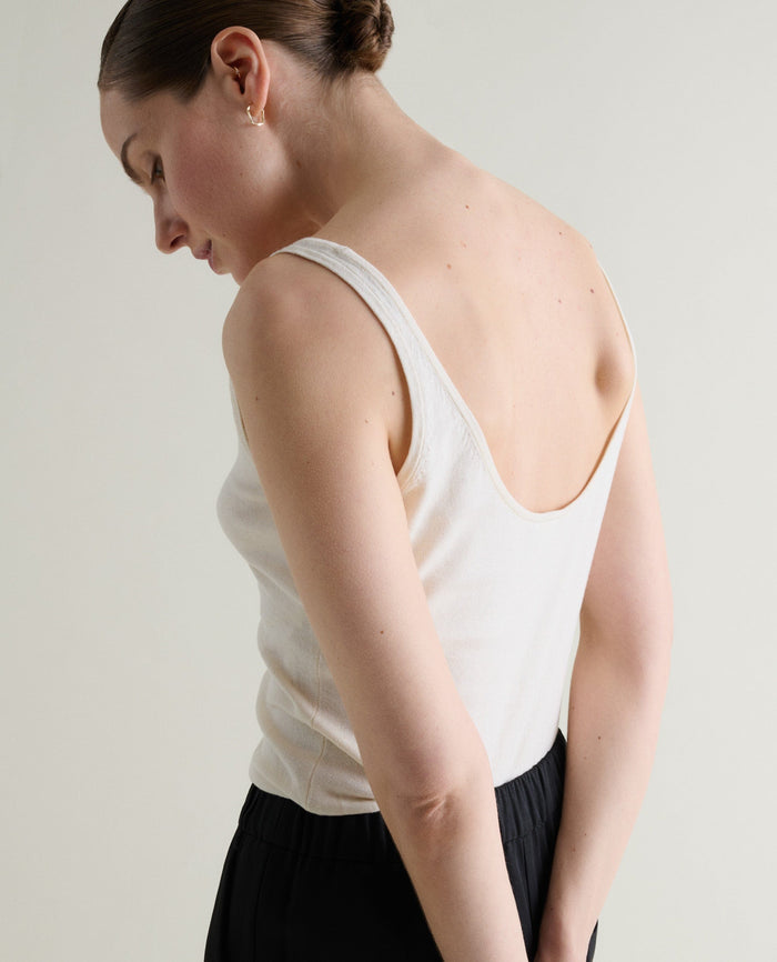 Buttermilk - Women's Silk-Cotton Vest