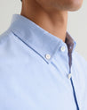 Light Blue - Men's Cotton Oxford Shirt