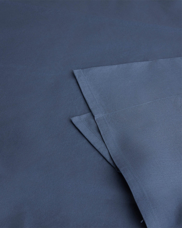 Mood Indigo - The Crisp & Cool Organic Luxury Flat Sheet