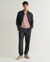 Smoke - Men's European Flax™ Linen Relaxed Suit Jacket