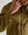 Olive - Men's French Linen Bomber Jacket