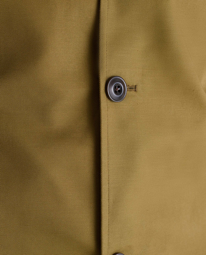 Stone - Men's French Linen Bomber Jacket