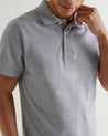 Grey - Pique Polo Shirt