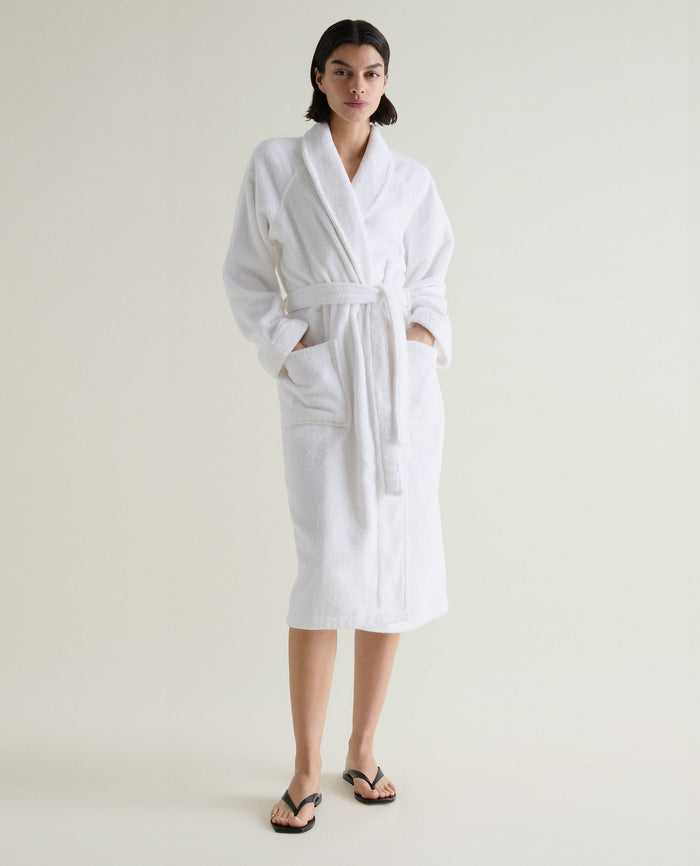 White - Women's Terry Bathrobe