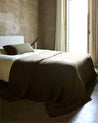 Celery - House of Grey European Flax™ Linen Duvet Set