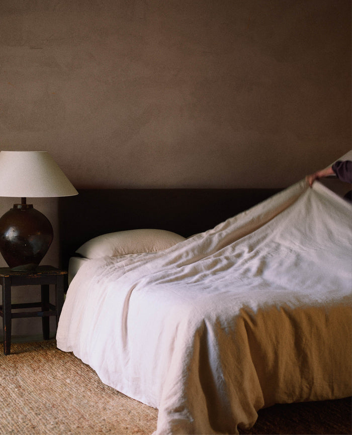 Bruised Peach - House of Grey European Flax™ Linen Duvet Cover