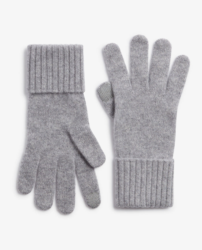 Medium Grey - Women's Beanie & Gloves Bundle
