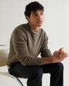 Herb - Men's Waffle Fisherman Crew Neck Jumper