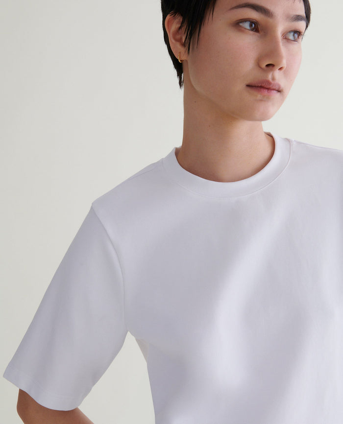 White - Women's Boxy Cotton T-shirt