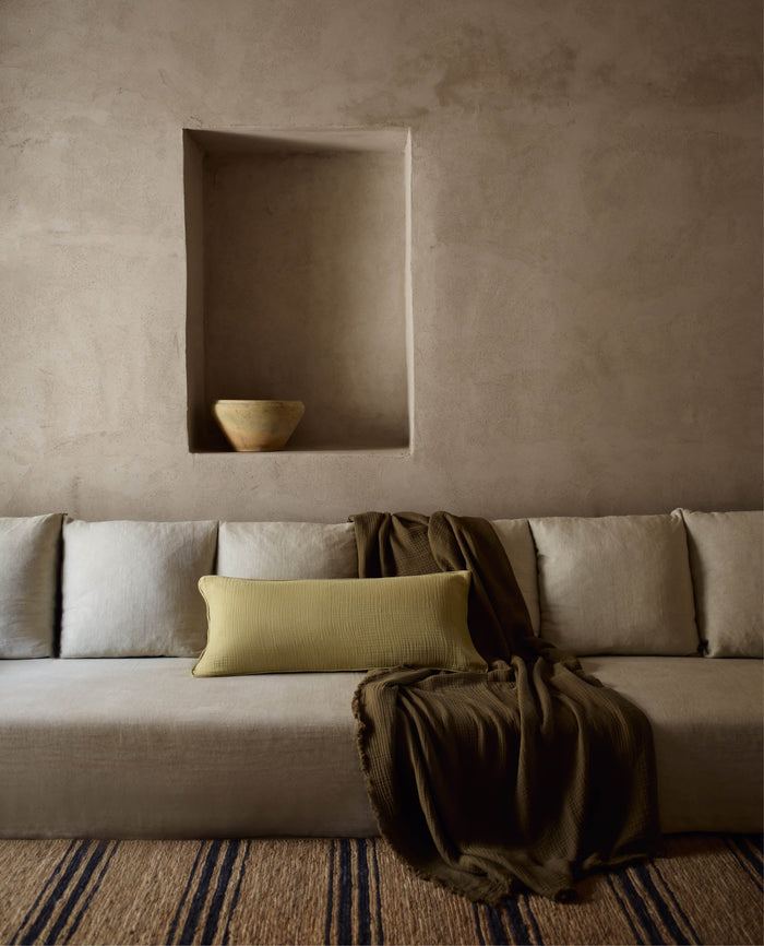 Seaweed - House of Grey Organic Cotton Muslin Throw